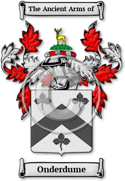 Onderdume Family Crest Download (JPG) Legacy Series - 300 DPI