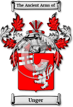 Unger Family Crest Download (jpg) Legacy Series - 150 DPI