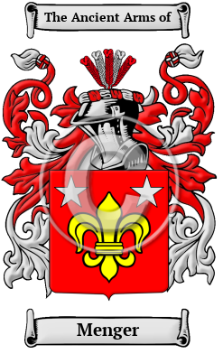 Menger Family Crest/Coat of Arms