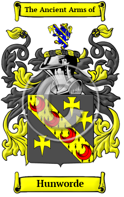 Hunworde Family Crest/Coat of Arms