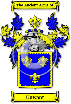 Unwant Family Crest Download (jpg) Legacy Series - 150 DPI