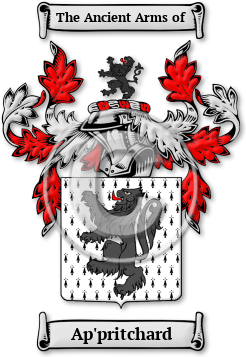 Ap'pritchard Family Crest Download (jpg) Legacy Series - 150 DPI