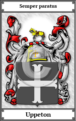 Uppeton Family Crest Download (JPG)  Book Plated - 150 DPI