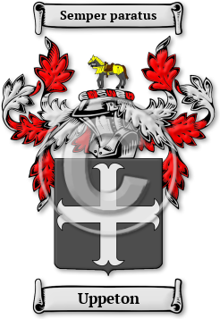 Uppeton Family Crest Download (jpg) Legacy Series - 150 DPI