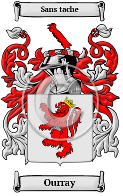 Ourray Family Crest/Coat of Arms