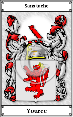 Youree Family Crest Download (JPG)  Book Plated - 150 DPI