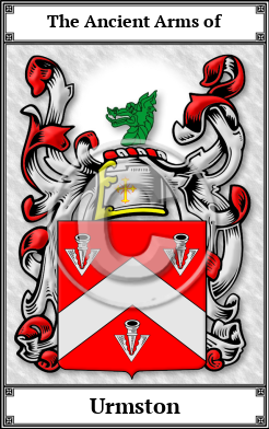 Urmston Family Crest Download (JPG) Book Plated - 600 DPI