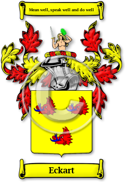 Eckart Family Crest Download (JPG) Legacy Series - 600 DPI