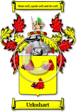 Urkuhart Family Crest Download (jpg) Legacy Series - 150 DPI