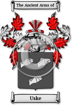 Uske Family Crest Download (jpg) Legacy Series - 150 DPI