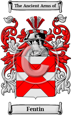 Fentin Family Crest/Coat of Arms