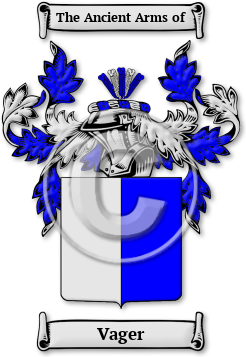 Vager Family Crest Download (JPG) Legacy Series - 600 DPI