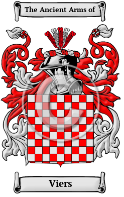 Viers Family Crest/Coat of Arms