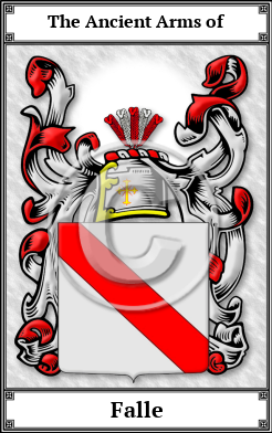 Falle Family Crest Download (JPG) Book Plated - 600 DPI