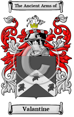 Valantine Family Crest/Coat of Arms