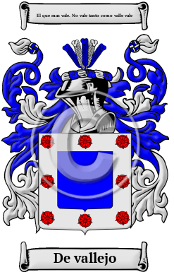 De vallejo Family Crest/Coat of Arms