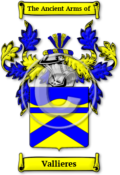 Vallieres Family Crest Download (JPG) Legacy Series - 600 DPI