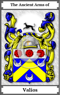 Valios Family Crest Download (JPG)  Book Plated - 150 DPI