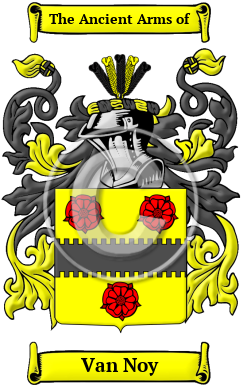 Van Noy Family Crest Download (JPG) Heritage Series - 300 DPI