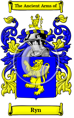 Ryn Family Crest Download (JPG) Heritage Series - 600 DPI