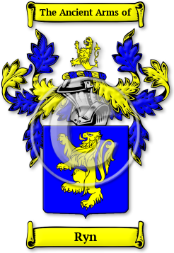 Ryn Family Crest Download (jpg) Legacy Series - 150 DPI