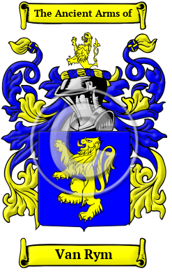 Van Rym Family Crest/Coat of Arms