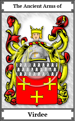 Virdee Family Crest Download (JPG) Book Plated - 600 DPI