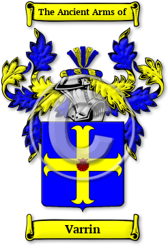 Varrin Family Crest Download (jpg) Legacy Series - 150 DPI