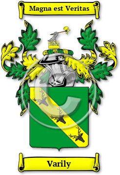 Varily Family Crest Download (JPG) Legacy Series - 600 DPI