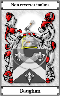 Baughan Family Crest Download (JPG)  Book Plated - 150 DPI