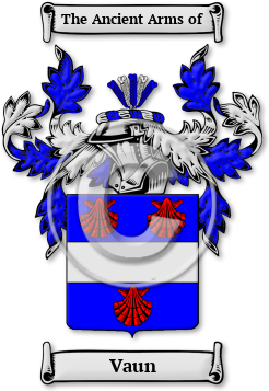 Vaun Family Crest Download (jpg) Legacy Series - 150 DPI