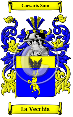 La Vecchia Family Crest/Coat of Arms