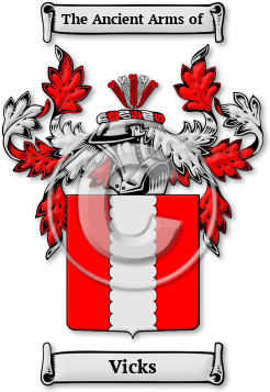 Vicks Family Crest Download (JPG) Legacy Series - 600 DPI