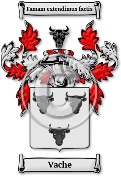 Vache Family Crest Download (JPG) Legacy Series - 300 DPI