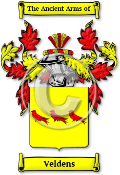 Veldens Family Crest Download (jpg) Legacy Series - 150 DPI