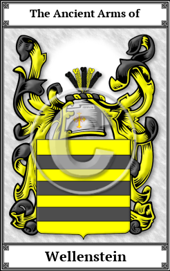 Wellenstein Family Crest Download (JPG)  Book Plated - 150 DPI