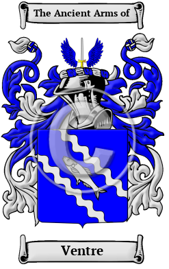 Ventre Family Crest/Coat of Arms