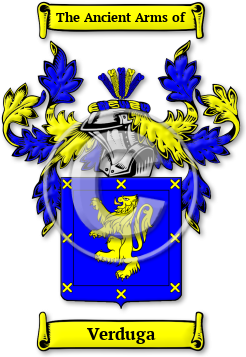 Verduga Family Crest Download (jpg) Legacy Series - 150 DPI
