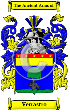 Verrastro Family Crest/Coat of Arms