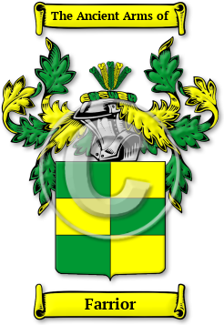 Farrior Family Crest Download (jpg) Legacy Series - 150 DPI