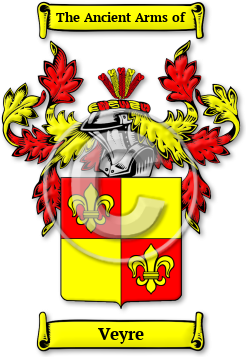 Veyre Family Crest Download (jpg) Legacy Series - 150 DPI