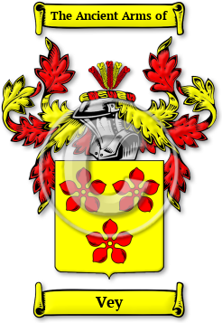 Vey Family Crest Download (jpg) Legacy Series - 150 DPI