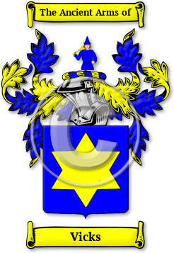 Vicks Family Crest Download (JPG) Legacy Series - 600 DPI
