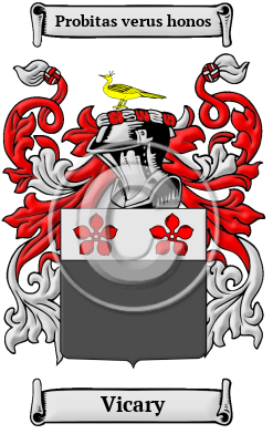 Vicary Family Crest/Coat of Arms