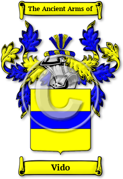 Vido Family Crest Download (jpg) Legacy Series - 150 DPI