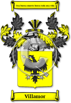 Villamor Family Crest Download (jpg) Legacy Series - 150 DPI