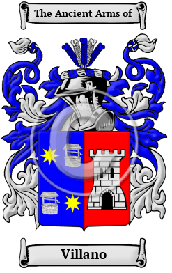 Villano Family Crest/Coat of Arms