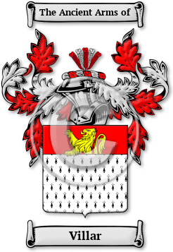 Villar Family Crest Download (jpg) Legacy Series - 150 DPI