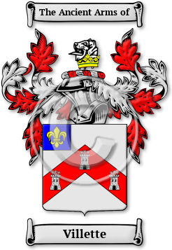 Villette Family Crest Download (jpg) Legacy Series - 150 DPI