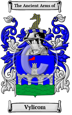 Vylicom Family Crest/Coat of Arms